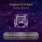 13.53 Ratti Natural Amethyst (Jamunia)