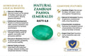 Natural Zambian Emerald (Panna) – 6.8 Ratti