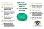 Natural Zambian Emerald (Panna) – 6.8 Ratti