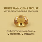 Premium 15.2 Ratti Natural Golden Topaz