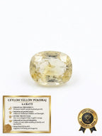 Natural Ceylon Yellow Pokhraj (Sapphire) – 4.4 Ratti