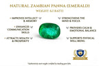 Natural Zambian Emerald (Panna) – 6.1 Ratti