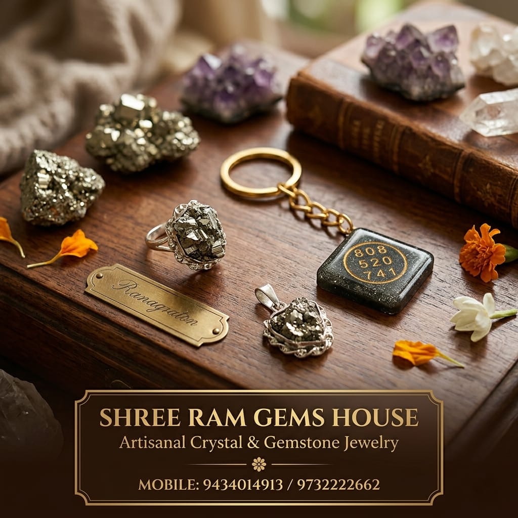 Raw Pyrite & Gemstone Jewelry