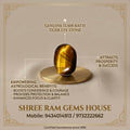Premium Natural Tiger Eye Stone (13.508 Ratti)