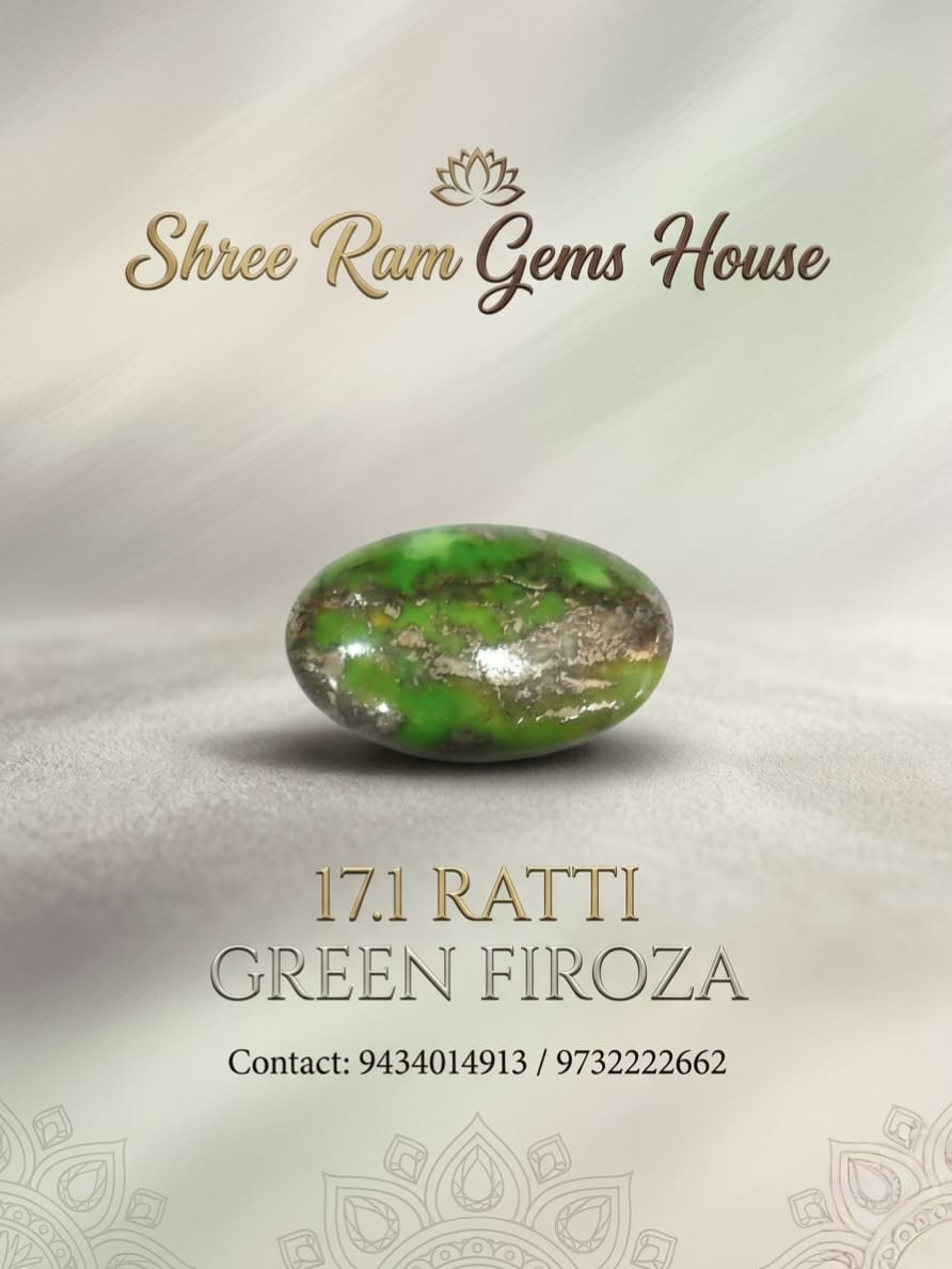 17.1 Ratti Green Firoza (Turquoise)