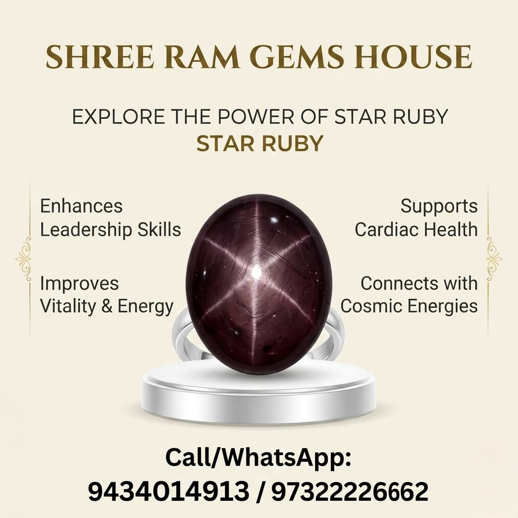 Natural Star Ruby (Manik) – 8.4 Ratti