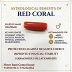 8.8 Ratti Red Coral (Moonga)