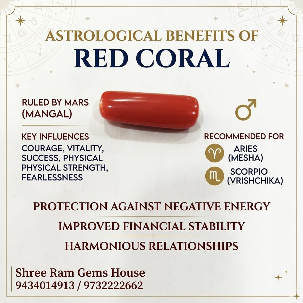 8.8 Ratti Red Coral (Moonga)