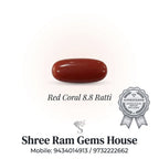 8.8 Ratti Red Coral (Moonga)
