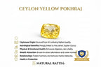 Premium Ceylon Yellow Pokhraj- 6 Ratti