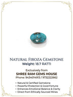 Natural Firoza 18.7 Ratti
