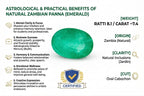 Natural Zambian Emerald (Panna) – 8.1 Ratti
