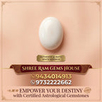 Premium 6 Ratti Natural White Moonga