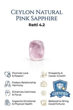 Ceylon Natural Pink Sapphire – 4.2 Ratti