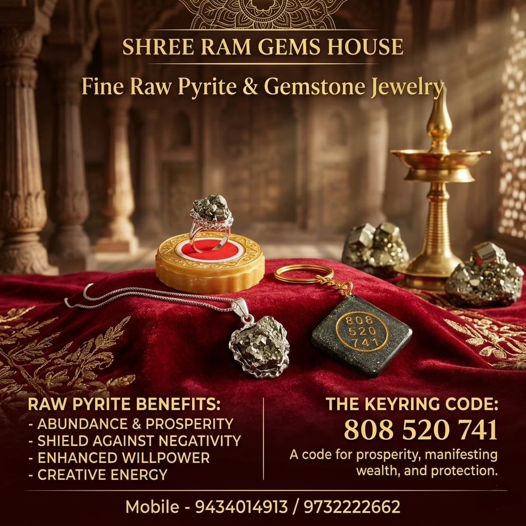 Raw Pyrite & Gemstone Jewelry