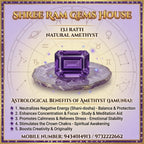 13.1 Ratti Natural Amethyst (Jamunia)