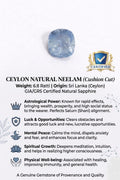 6.8 Ratti Ceylon Natural Neelam