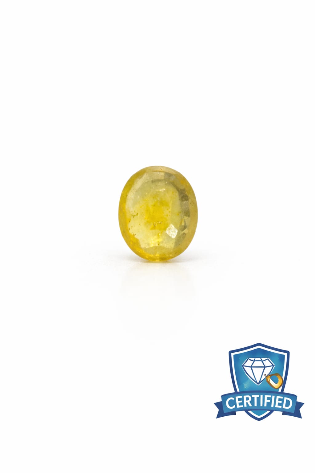 Natural Thai Pokhraj (Yellow Sapphire) – 4.7 Ratti