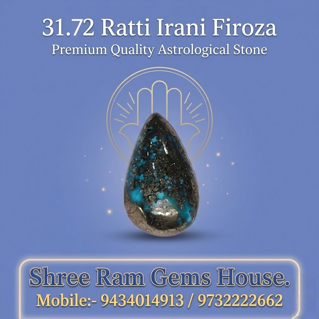 31.72 Ratti Iranian Turquoise (Firoza)