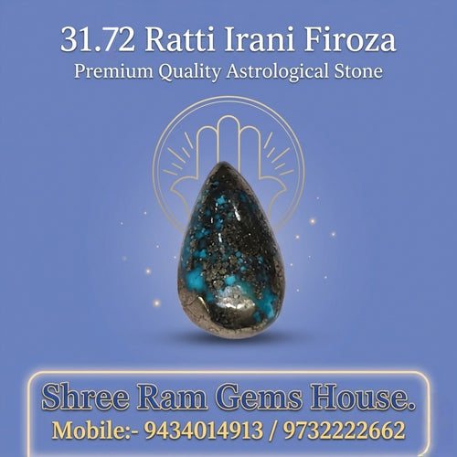 31.72 Ratti Iranian Turquoise (Firoza)