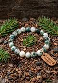 Evergreen Tree Agate Natural Bracelet