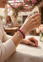 Pink Tiger eye bracelet