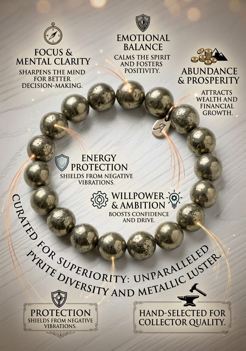 Pyrite Bracelet.