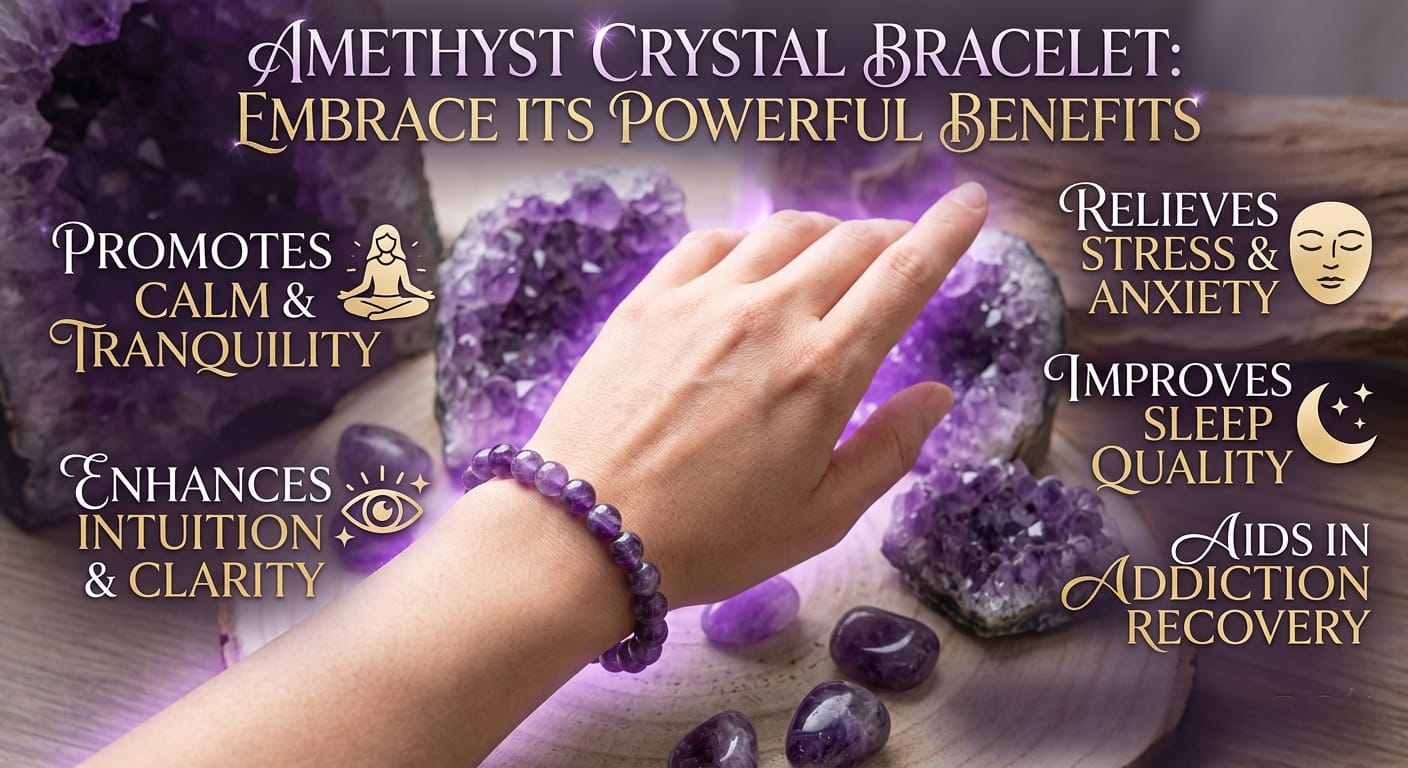 Amythist Crystal Bracelet