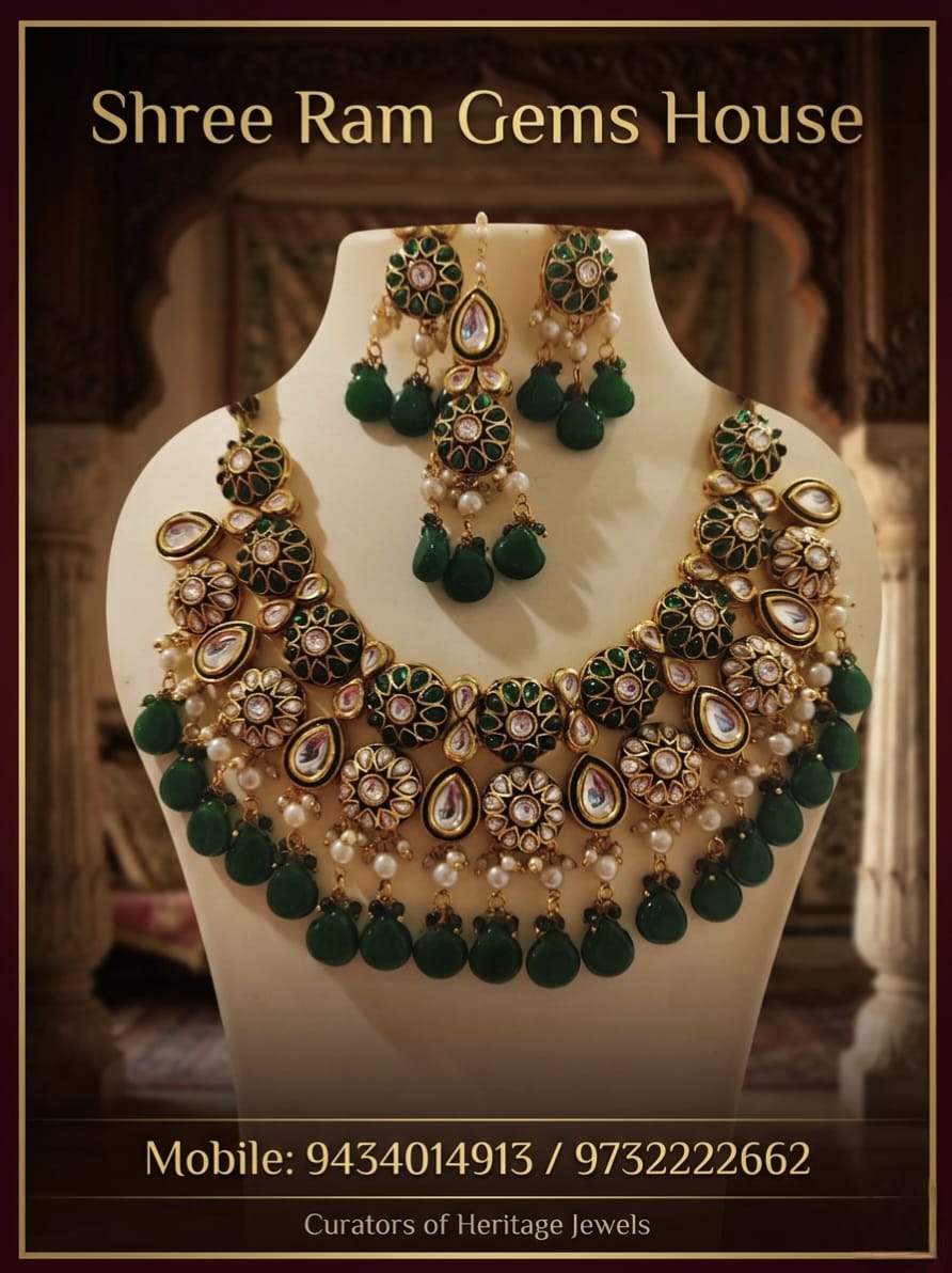 The Emerald Meenakari Heritage Set