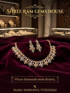 The 'Crystal Flora' Contemporary Diamond-Style Set