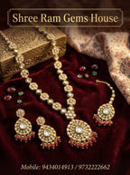 The 'Kesar' Traditional Kundan & Bead Ensemble