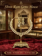 The 'Emerald Square' Dual-Layer Kundan Choker
