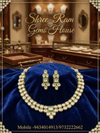 The 'Emerald Square' Dual-Layer Kundan Choker