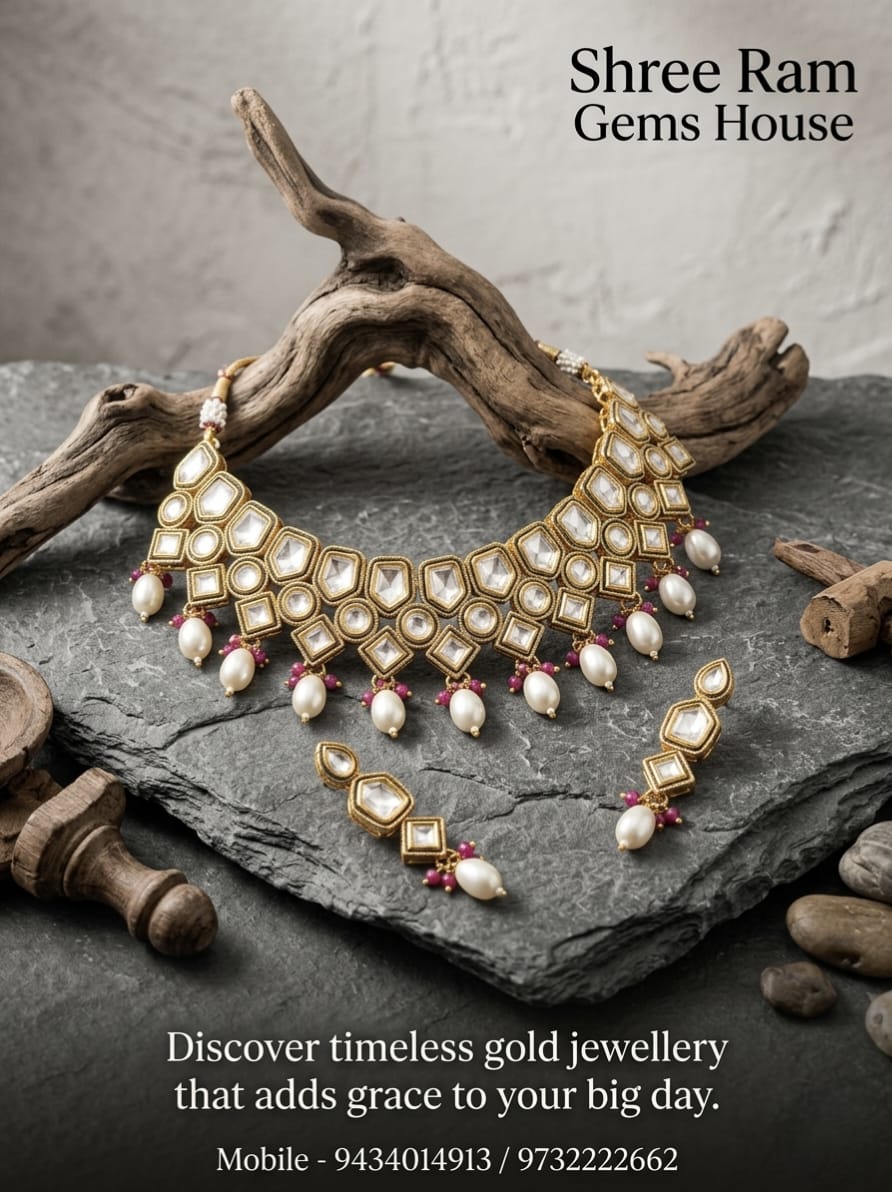 The 'Noor-E-Choker' Exquisite Kundan & Pearl Set