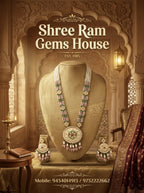 The 'Gul-e-Noor' Pastel Meenakari Long Necklace Set