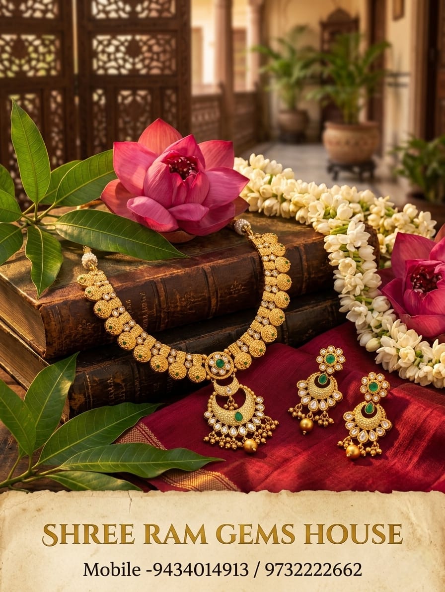 The 'Swarna-Ratna' Emerald Temple Set