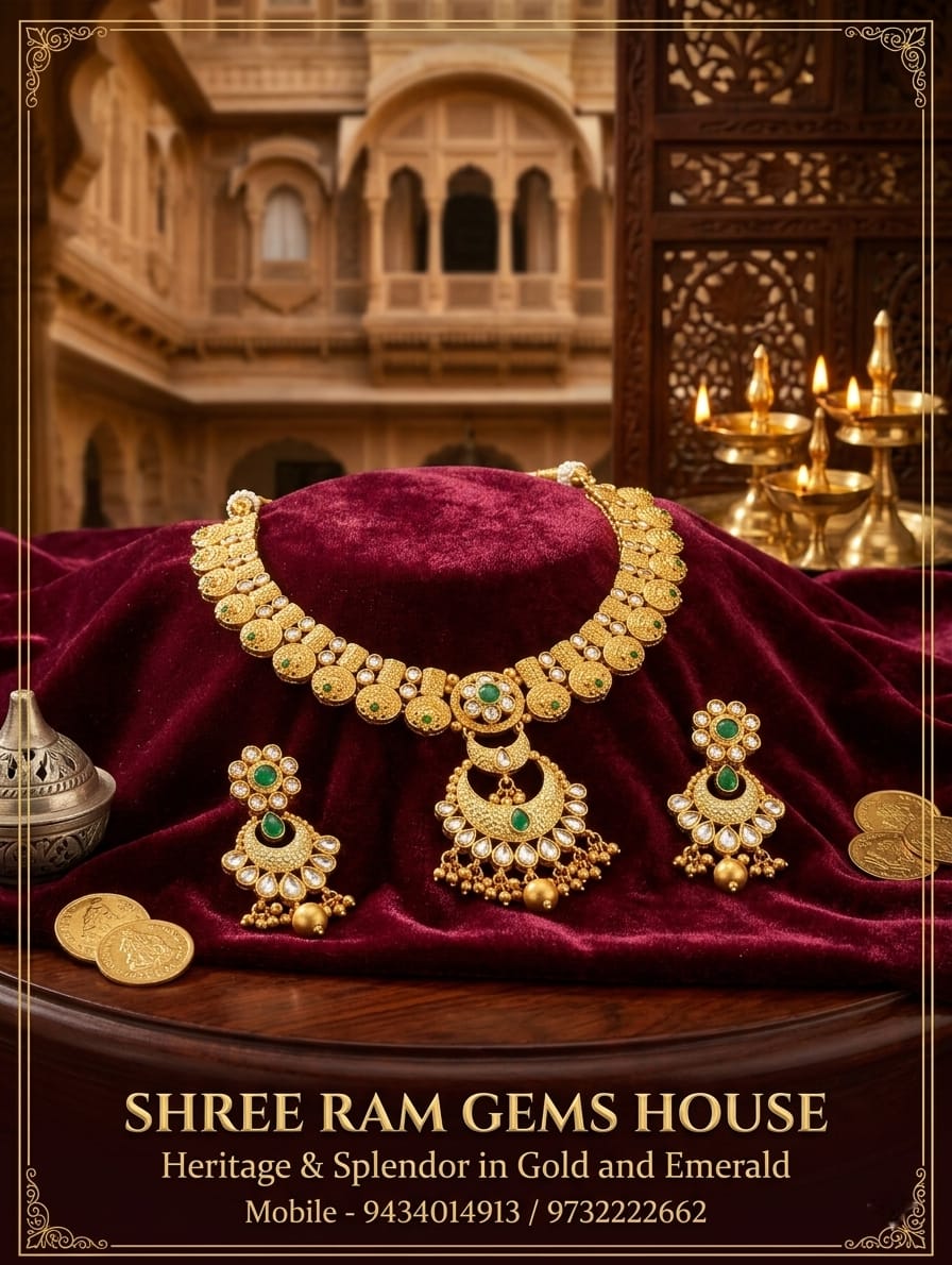 The 'Swarna-Ratna' Emerald Temple Set