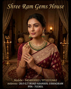 The 'Aishani' Grand Emerald & Pearl Bridal Set