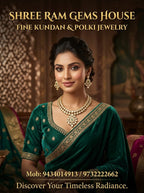 The 'Noor' Emerald-Drop Polki Necklace Set