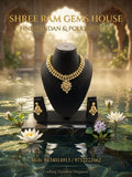 The 'Noor' Emerald-Drop Polki Necklace Set