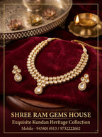 The 'Virasat' Heritage Kundan Necklace Set