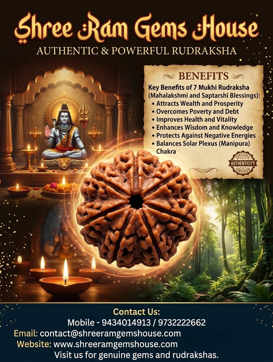 7 mukhi Rudraksha