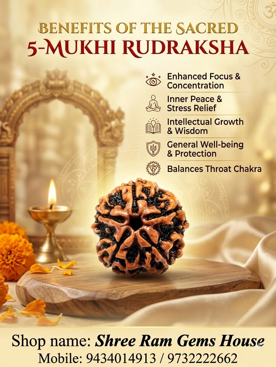 5-Mukhi Rudraksha