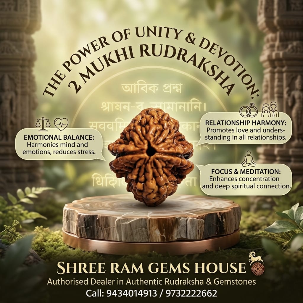 2 Mukhi Rudraksha
