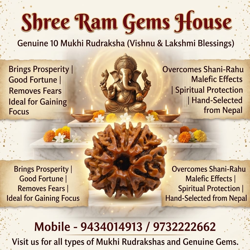 10 Mukhi Rudraksha