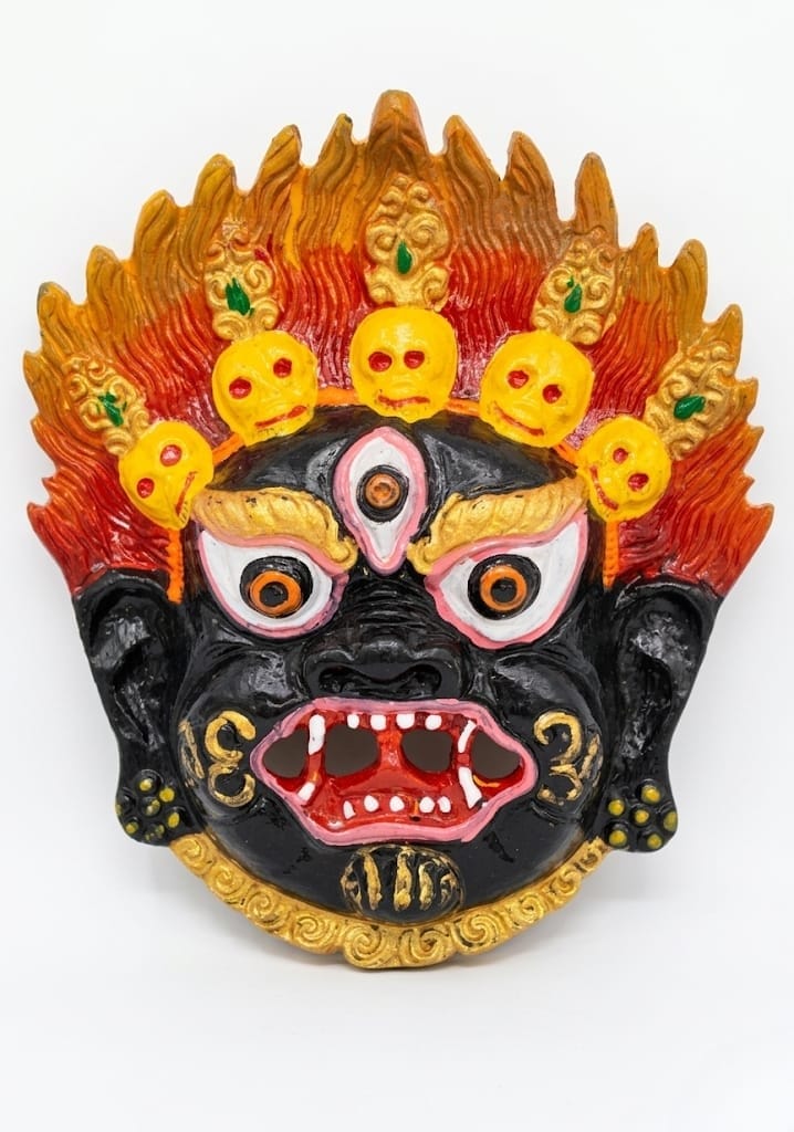 Rolimoli Wall Hanging Metal Face Mask Nazar Battu Evil Eye Protector