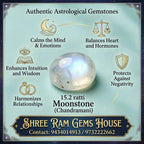 15.2 Ratti Natural Moonstone (Chandramani)