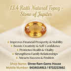 13.4 Ratti Golden Topaz
