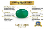 Natural Brazil Panna (Panna) – 6 Ratti