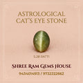Natural Chrysoberyl Cat’s Eye (Lehsunia) – 5.28 Ratti